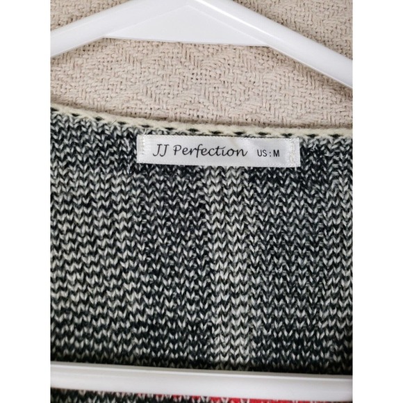 JJ Perfection Sweater Womens Medium Multicolor‎ Long Sleeve Open Front Cardigan - Picture 6 of 8